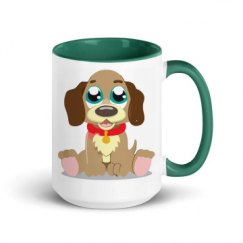 15oz Ceramic Mug with Color Inside