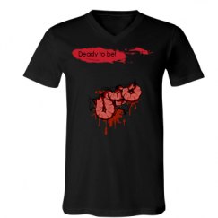 Unisex V-Neck Jersey Tee