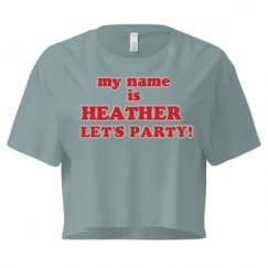 Ladies Festival Cali Crop Top Tee