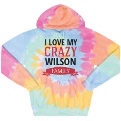 Unisex Tie-Dye Fleece Hoodie