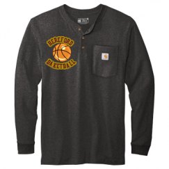 Unisex Carhartt Long Sleeve Henley Tee 