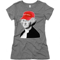 Ladies Slim Fit Super Soft Triblend Tee