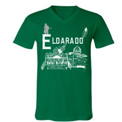 Unisex V-Neck Jersey Tee