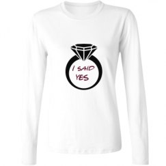Ladies Relaxed Fit Basic Long Sleeve Tee