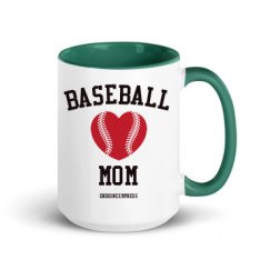 15oz Ceramic Mug with Color Inside