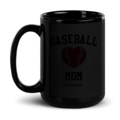 15oz Black Glossy Mug