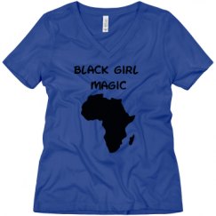 Ladies Relaxed Fit V-Neck Tee