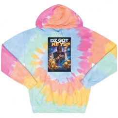 Unisex Tie-Dye Fleece Hoodie