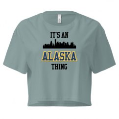 Ladies Festival Cali Crop Top Tee