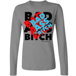 Ladies Relaxed Fit Basic Long Sleeve Tee