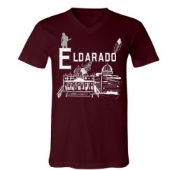 Unisex V-Neck Jersey Tee