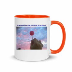 11oz Ceramic Mug with Color Inside