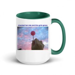 15oz Ceramic Mug with Color Inside