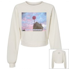 Pink Lollipop Sunset Lucy LaRue Photo Fleece Sweatshirt