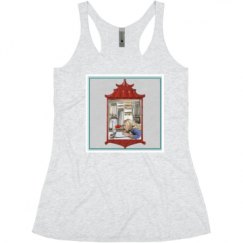 Ladies Slim Fit Super Soft Racerback Triblend Tank