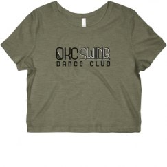 Ladies Slim Fit Crop Top Tee