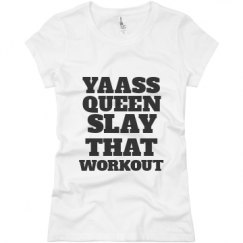 Ladies Slim Fit Basic Promo Jersey Tee