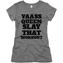 Ladies Slim Fit Super Soft Triblend Tee