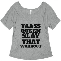 Ladies Flowy Slouchy Tee