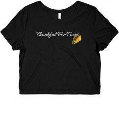 Ladies Slim Fit Crop Top Tee