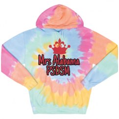 Unisex Tie-Dye Fleece Hoodie