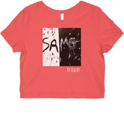 Ladies Slim Fit Crop Top Tee