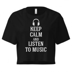 Ladies Festival Cali Crop Top Tee