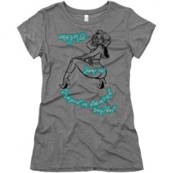 Ladies Slim Fit Super Soft Triblend Tee