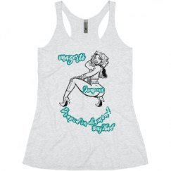 Ladies Slim Fit Super Soft Racerback Triblend Tank