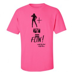 Unisex Ultra Cotton Safety Neon Crewneck Tee