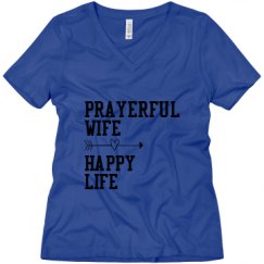 Ladies Relaxed Fit V-Neck Tee