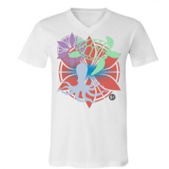 Unisex V-Neck Jersey Tee