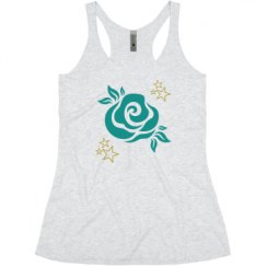 Ladies Slim Fit Super Soft Racerback Triblend Tank