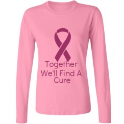 Ladies Relaxed Fit Basic Long Sleeve Tee