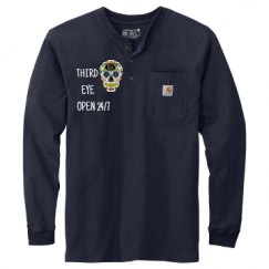 Unisex Carhartt Long Sleeve Henley Tee 