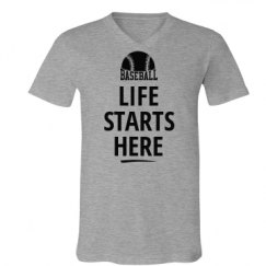 Unisex V-Neck Jersey Tee