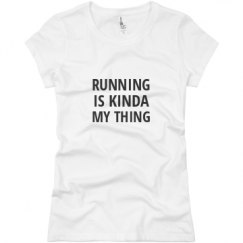 Ladies Slim Fit Basic Promo Jersey Tee