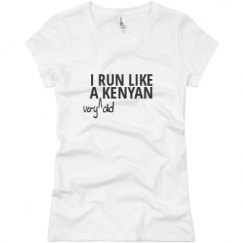 Ladies Slim Fit Basic Promo Jersey Tee