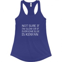 Ladies Slim Fit Racerback Tank Top