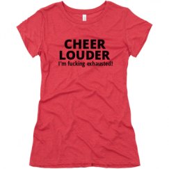 Ladies Slim Fit Super Soft Triblend Tee