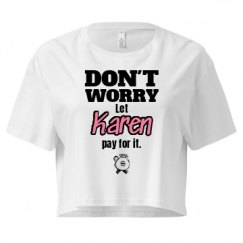 Ladies Festival Cali Crop Top Tee