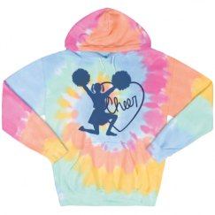 Unisex Tie-Dye Fleece Hoodie