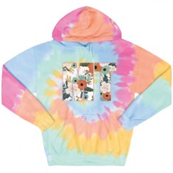 Unisex Tie-Dye Fleece Hoodie