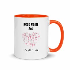 11oz Ceramic Mug with Color Inside