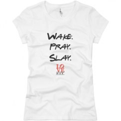 Ladies Slim Fit Basic Promo Jersey Tee