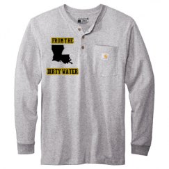 Unisex Carhartt Long Sleeve Henley Tee 