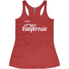 Ladies Slim Fit Super Soft Racerback Triblend Tank