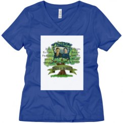 Ladies Relaxed Fit V-Neck Tee