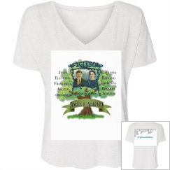 Fig Family Tree Womens V-Tee