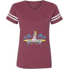 Ladies Relaxed Fit Vintage Sports Tee